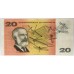 AUSTRALIA 1967 . TWENTY 20 DOLLAR BANKNOTE . PHILLIPS/RANDALL
